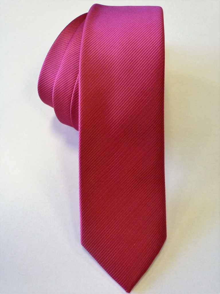 Corbata microfibra 6 cm. Falso liso.
