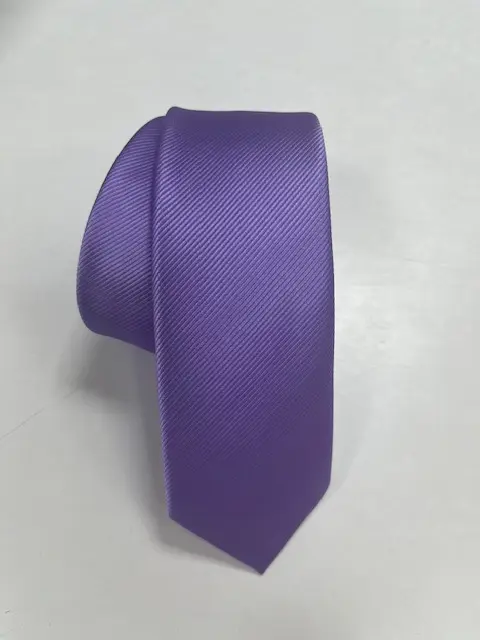 Corbata microfibra 6 cm. Falso liso.