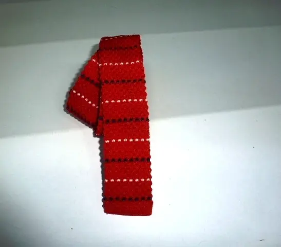 Corbata de punto