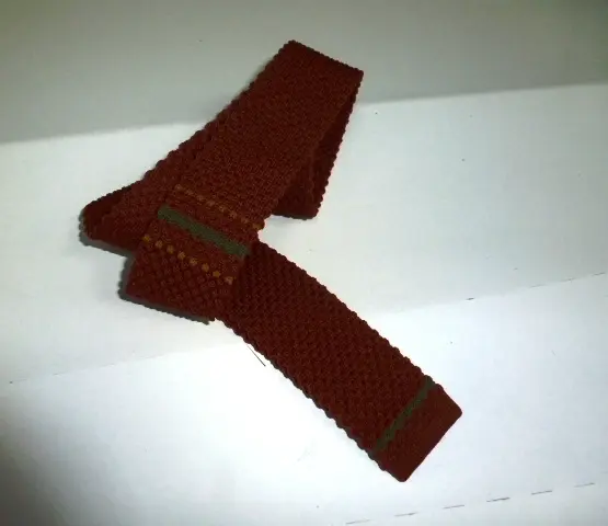 Corbata de punto