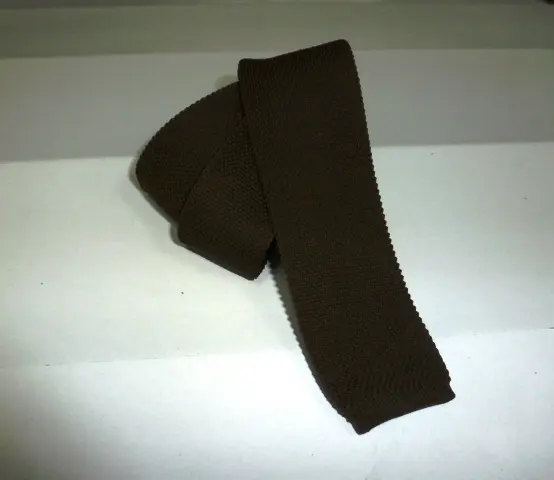 Corbata de punto
