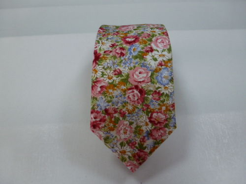 Corbata 8 cm. algodón