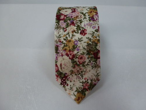Corbata 8 cm. algodón