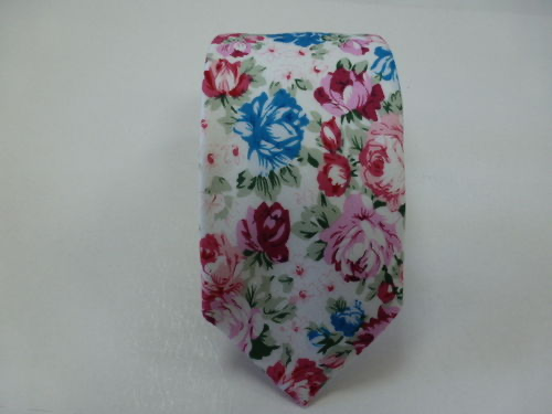 Corbata 8 cm. algodón