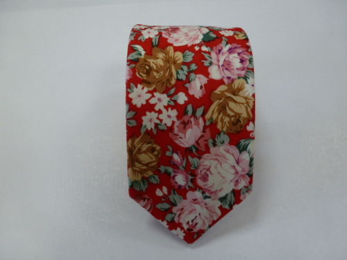 Corbata 8 cm. algodón