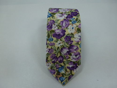 Corbata 8 cm. algodón