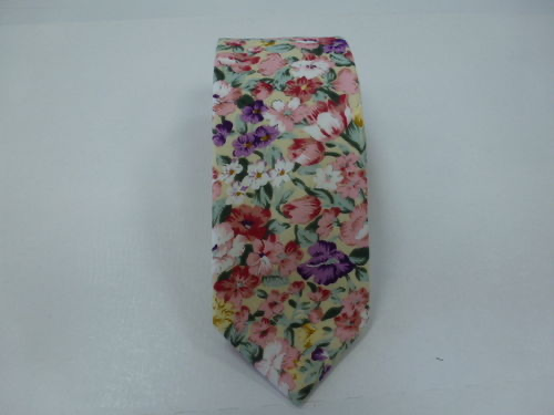 Corbata 8 cm. algodón
