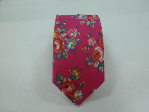 Corbata 8 cm. algodón