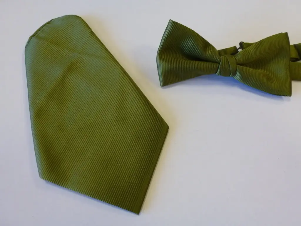 Fajín, pajarita y pañuelo caballero verde