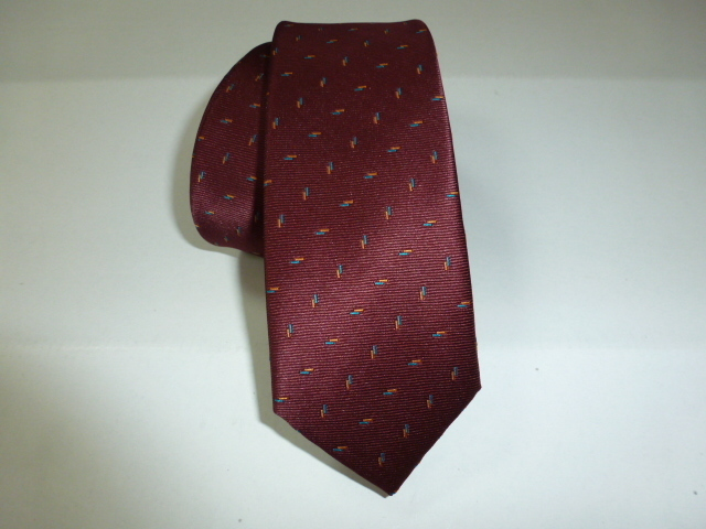Corbata microfibra pala estrecha 6 cm.