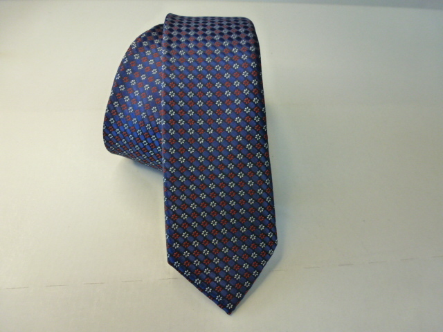 Corbata microfibra pala estrecha 6 cm.