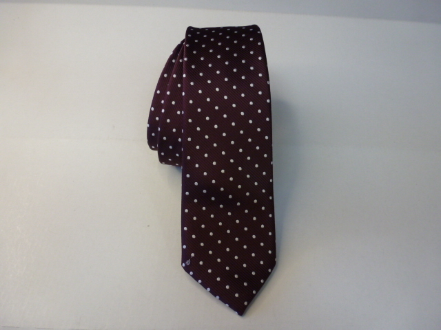 Corbata microfibra pala estrecha 6 cm.