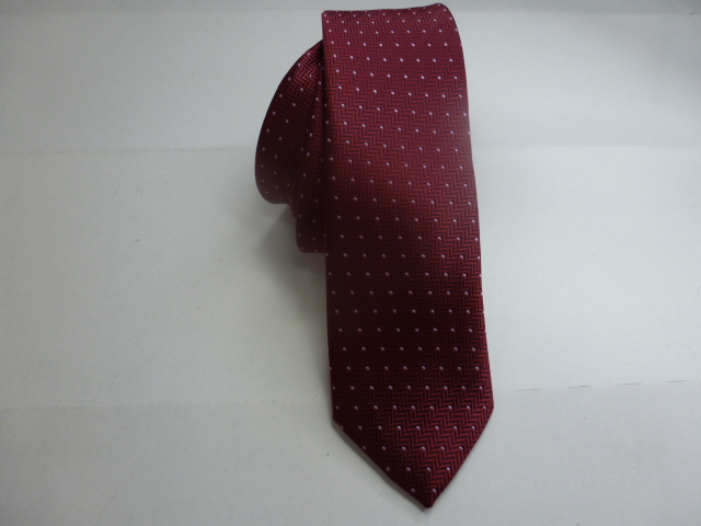 Corbata microfibra pala estrecha 6 cm.
