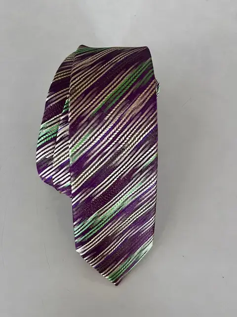 Corbata microfibra pala estrecha 6 cm.