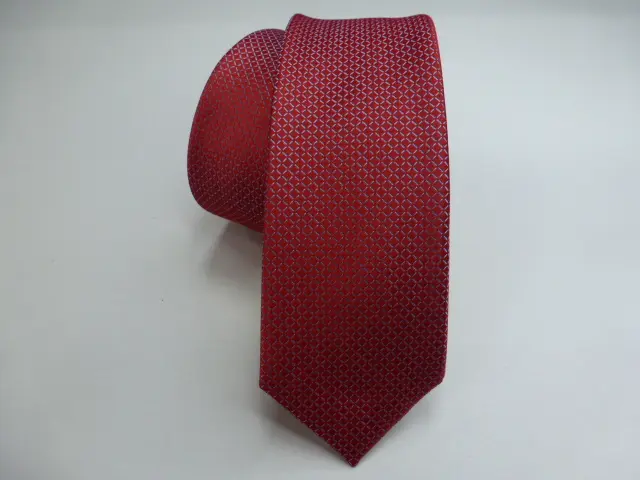 Corbata microfibra pala estrecha 6 cm.  