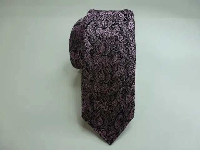 Corbata microfibra pala estrecha 6 cm. 