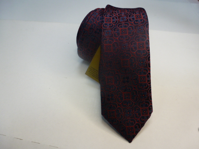 Corbata microfibra pala estrecha 6 cm.