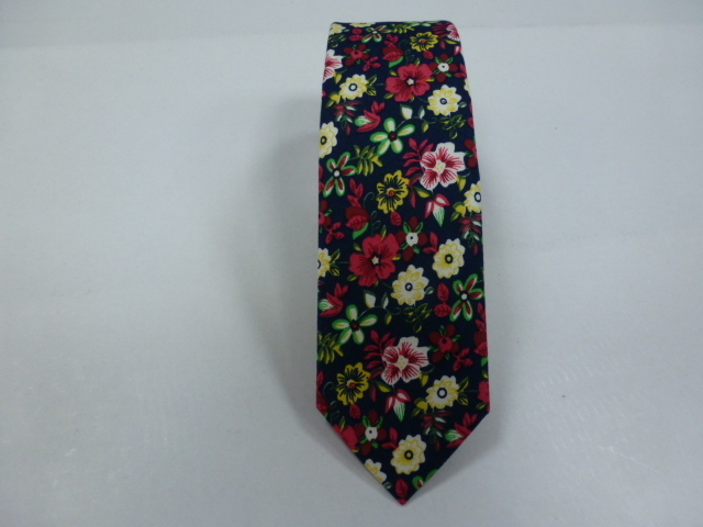 Corbata algodòn pala estrecha 6 cm.