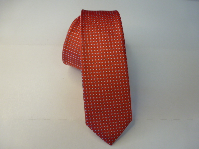 Corbata microfibra pala estrecha 6 cm.