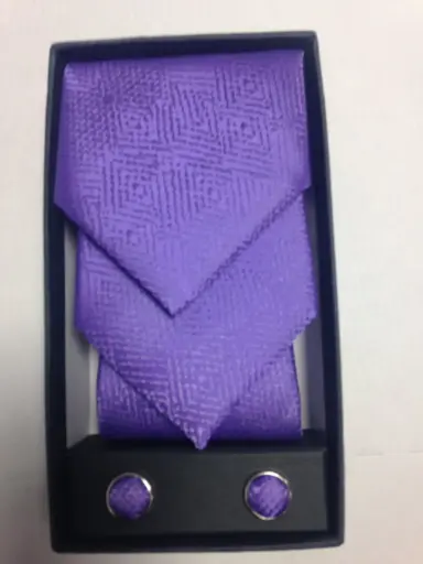 [1586-2] conjunto corbata, pañuelo, gemelos