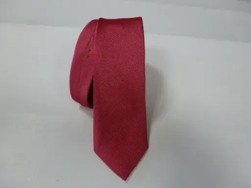 [6106-2] Corbata microfibra falso liso 6 cm. Fresa