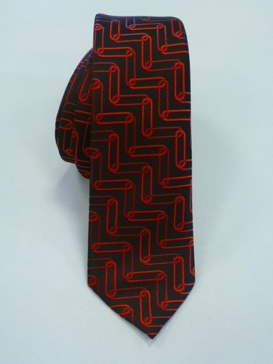 [6201-3] Corbata microfibra pala estrecha 6 cm.