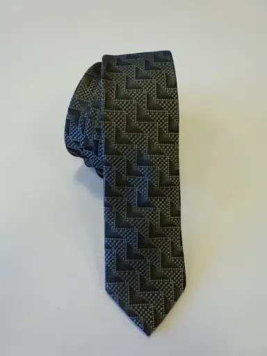 [6201-4] Corbata microfibra pala estrecha 6 cm.