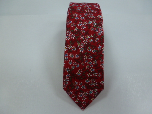 [6204-2] Corbata algodón pala estrecha 6 cm.