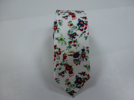 [6204-3] Corbata algodòn pala estrecha 6 cm.