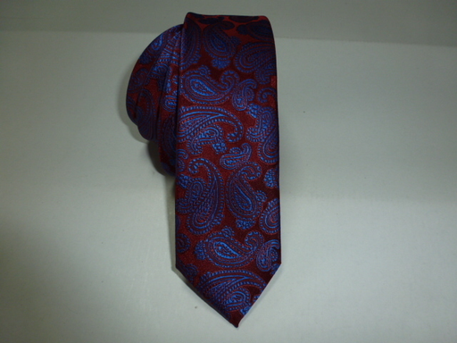 [6206-4] Corbata microfibra pala estrecha 6 cm.