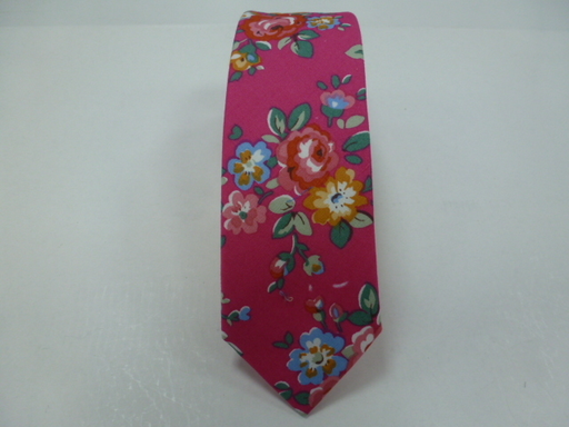 [6233-2] Corbata algodòn pala estrecha 6 cm.