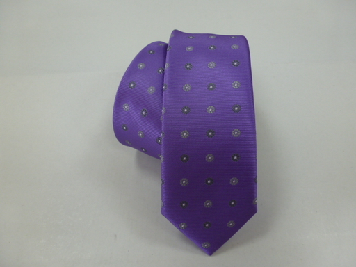 [6240-4] Corbata microfibra pala estrecha 6 cm.