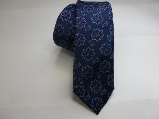 [6261-1] Corbata microfibra pala estrecha 6 cm.