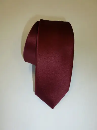 [651-5] Corbata raso 6 cm. estrecha