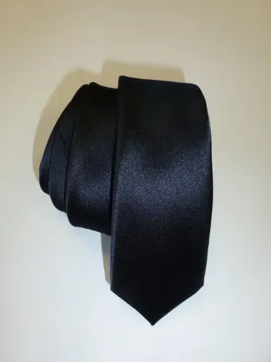 [8201-1] Corbata microfibra 6 cm. Falso liso.