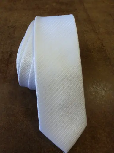 [8201-4] Corbata microfibra 6 cm. Falso liso.