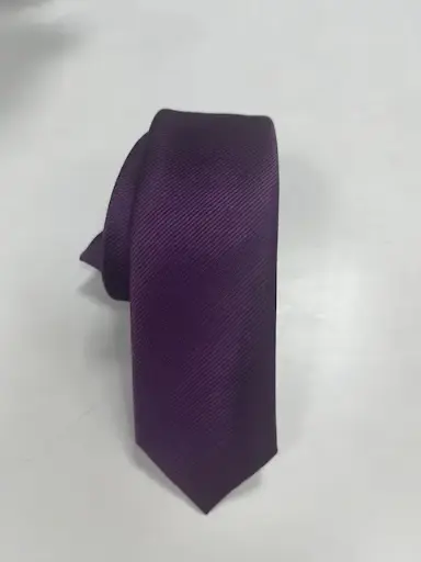 [8204-1] Corbata microfibra 6 cm. Falso liso.