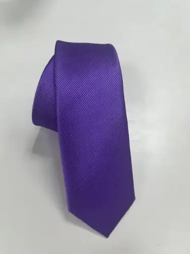 [8204-2] Corbata microfibra 6 cm. Falso liso.