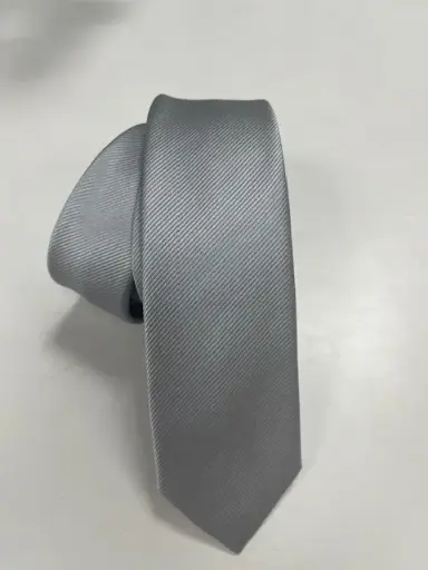 [8204-4] Corbata microfibra 6 cm. Falso liso.