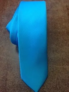 [8205-2] Corbata microfibra 6 cm. Falso liso.