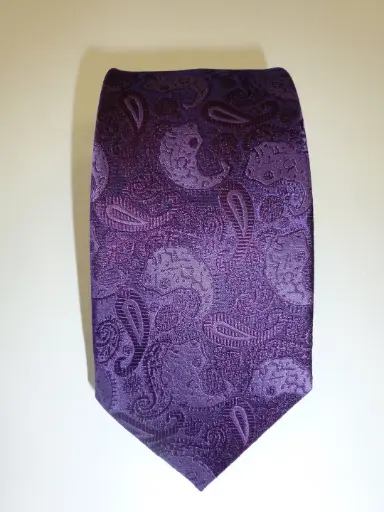 [9033-1] Corbata 8 cm. Seda natural