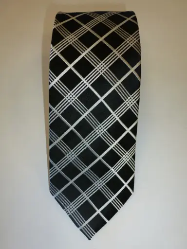 [9038-4] Corbata 8 cm. Seda natural