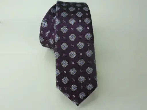 [6265-4] Corbata microfibra pala estrecha 6 cm.
