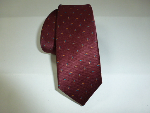 [6217-4] Corbata microfibra pala estrecha 6 cm.