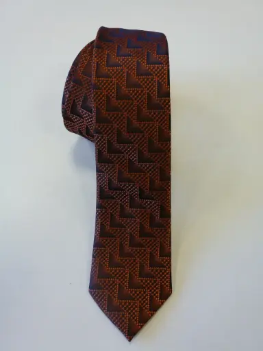 [6221-4] Corbata microfibra pala estrecha 6 cm.