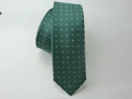 [6259-4] Corbata microfibra pala estrecha 6 cm.