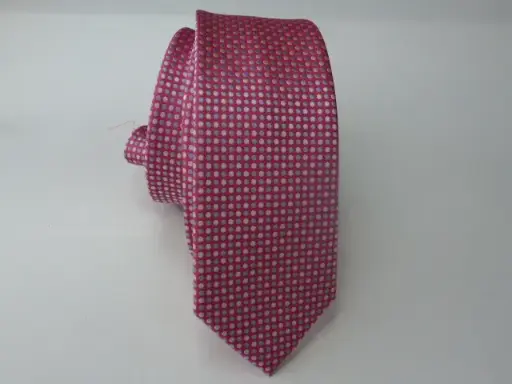 [6261-4] Corbata microfibra pala estrecha 6 cm.