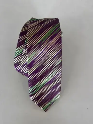 [6221-1] Corbata microfibra pala estrecha 6 cm.