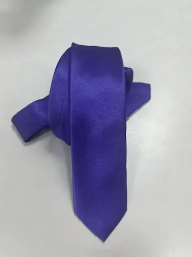 [8205-3] Corbata microfibra 6 cm. Falso liso.