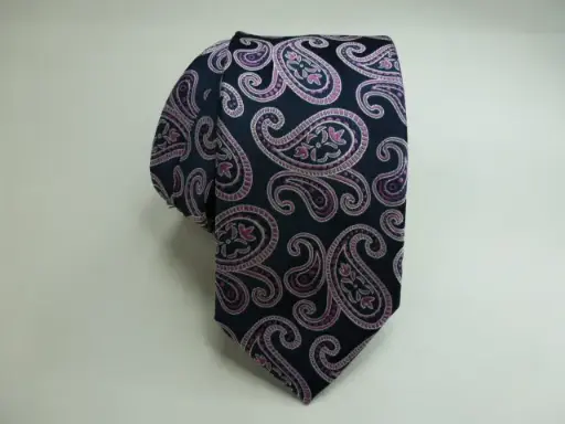 [8884-3] Corbata 8 cm. microfibra   